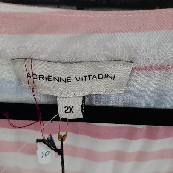 NWT Pastel Striped Blouse - Picture 3 of 4